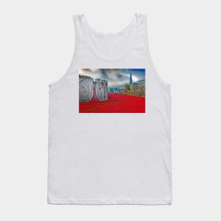 Tower of London Red Poppies England UK Tank Top